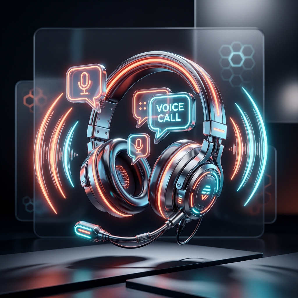 AI Voice System Illustration